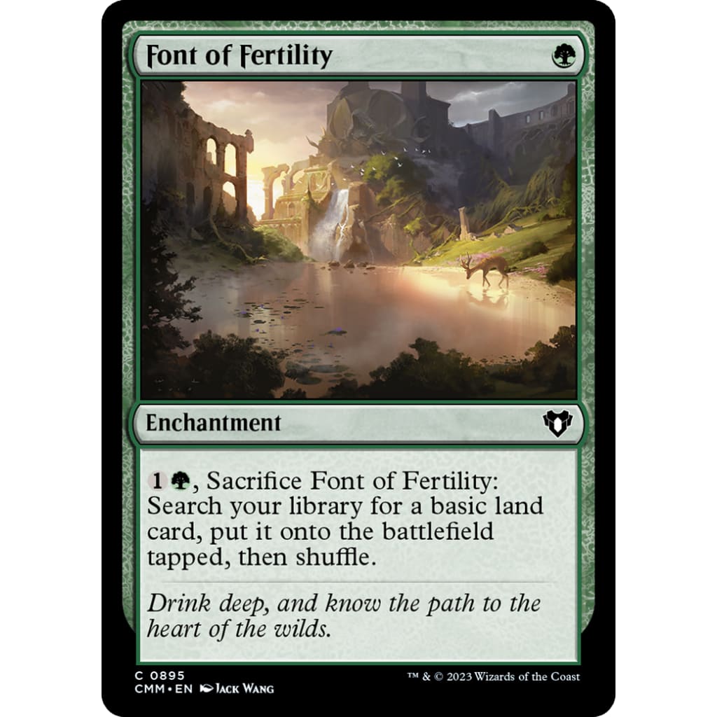 Font of Fertility (CMM-895) Foil - Single