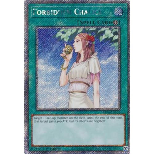 Forbidden Chalice (Platinum Secret Rare) - RA04-EN137