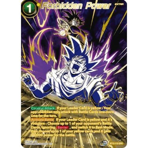 Forbidden Power (SPR) (Saiyan Showdown) Foil - Single