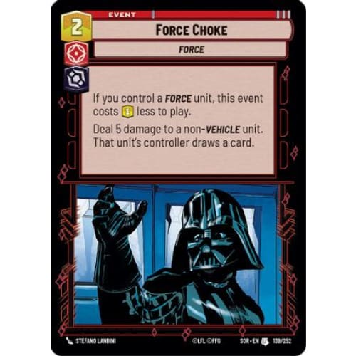 Force Choke (139/252) - Spark of Rebellion - Single