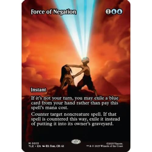 Force of Negation (Borderless) (TLE-013) Foil - Single