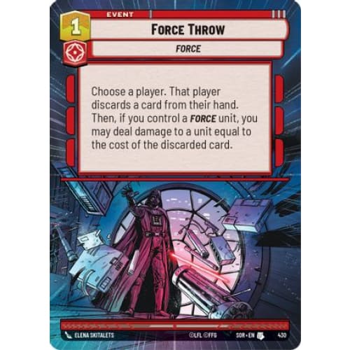 Force Throw (Hyperspace) (430) - Spark of Rebellion - Single