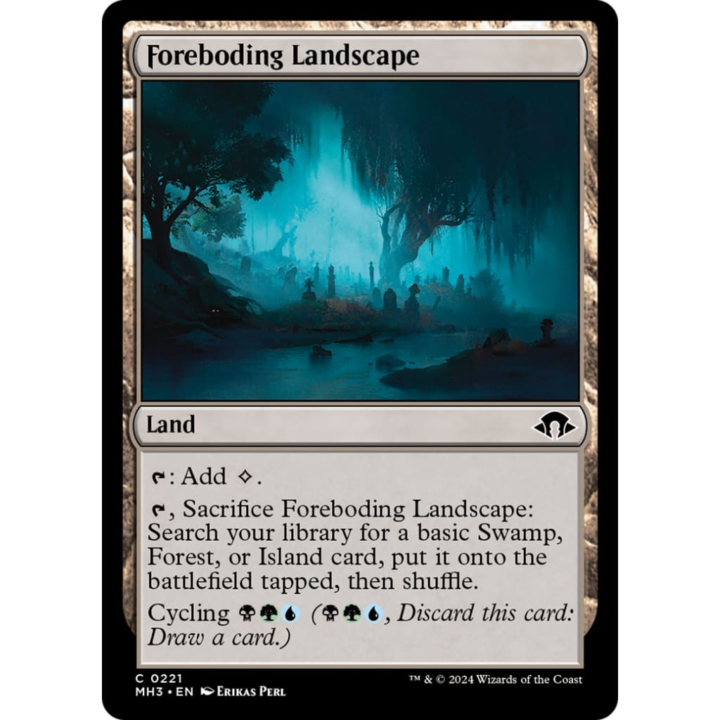 Foreboding Landscape (MH3-221) Foil - Single