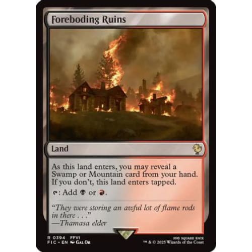 Foreboding Ruins (FIC-394) - Single