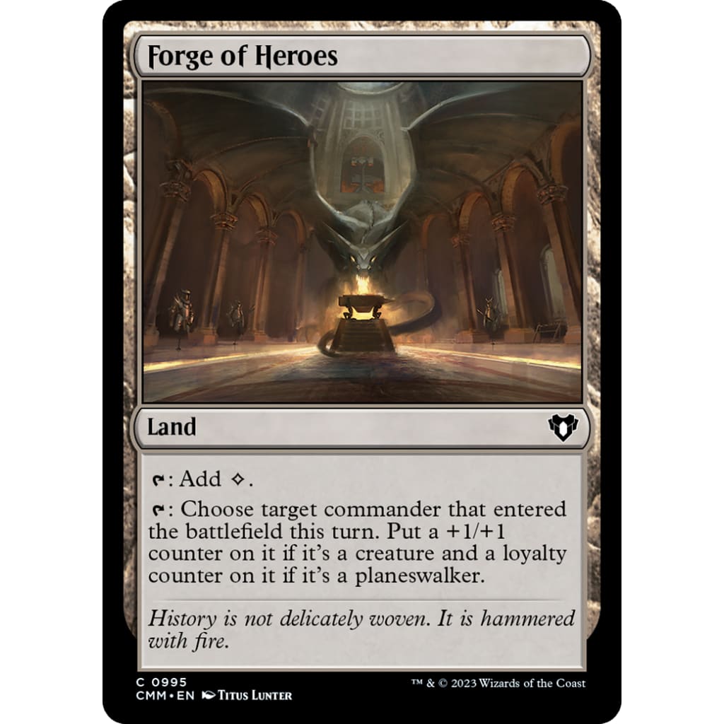 Forge of Heroes (CMM-995) - Single