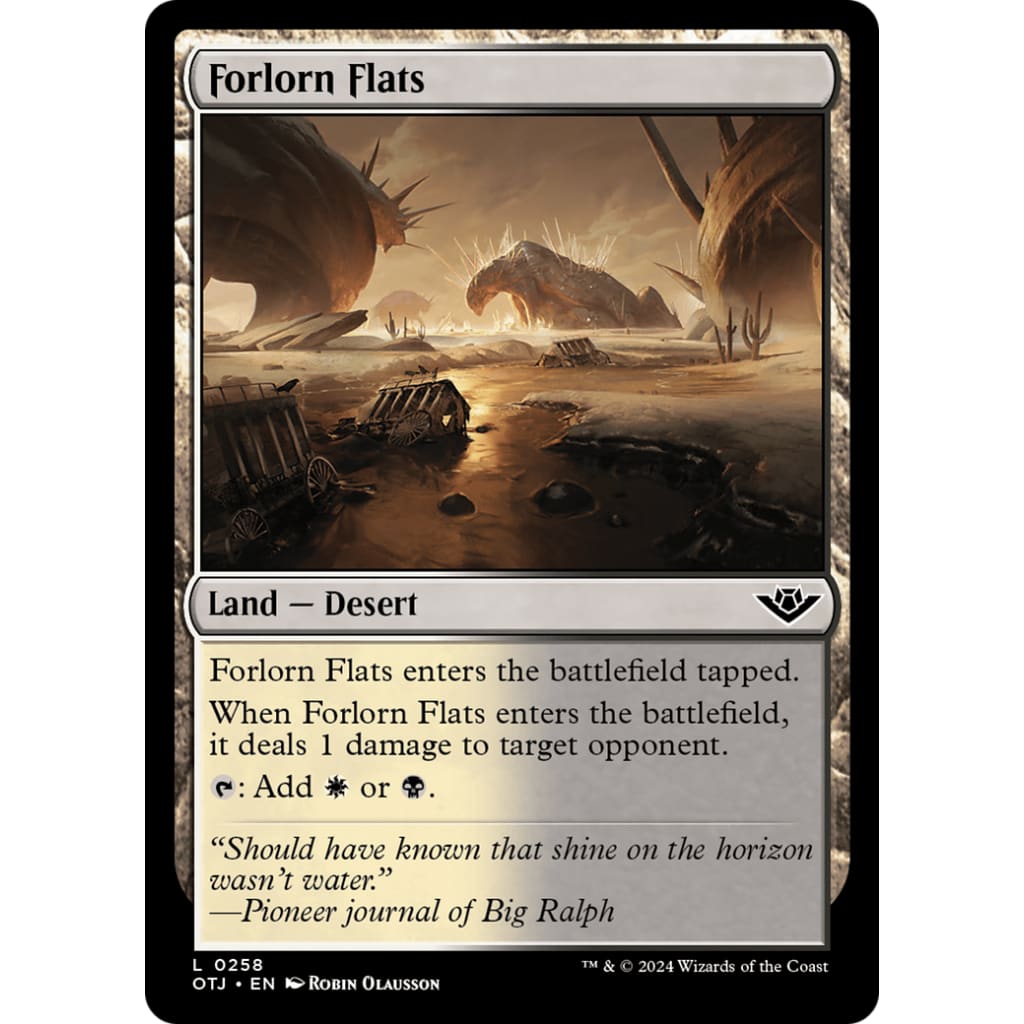 Forlorn Flats (OTJ-258) Foil - Single