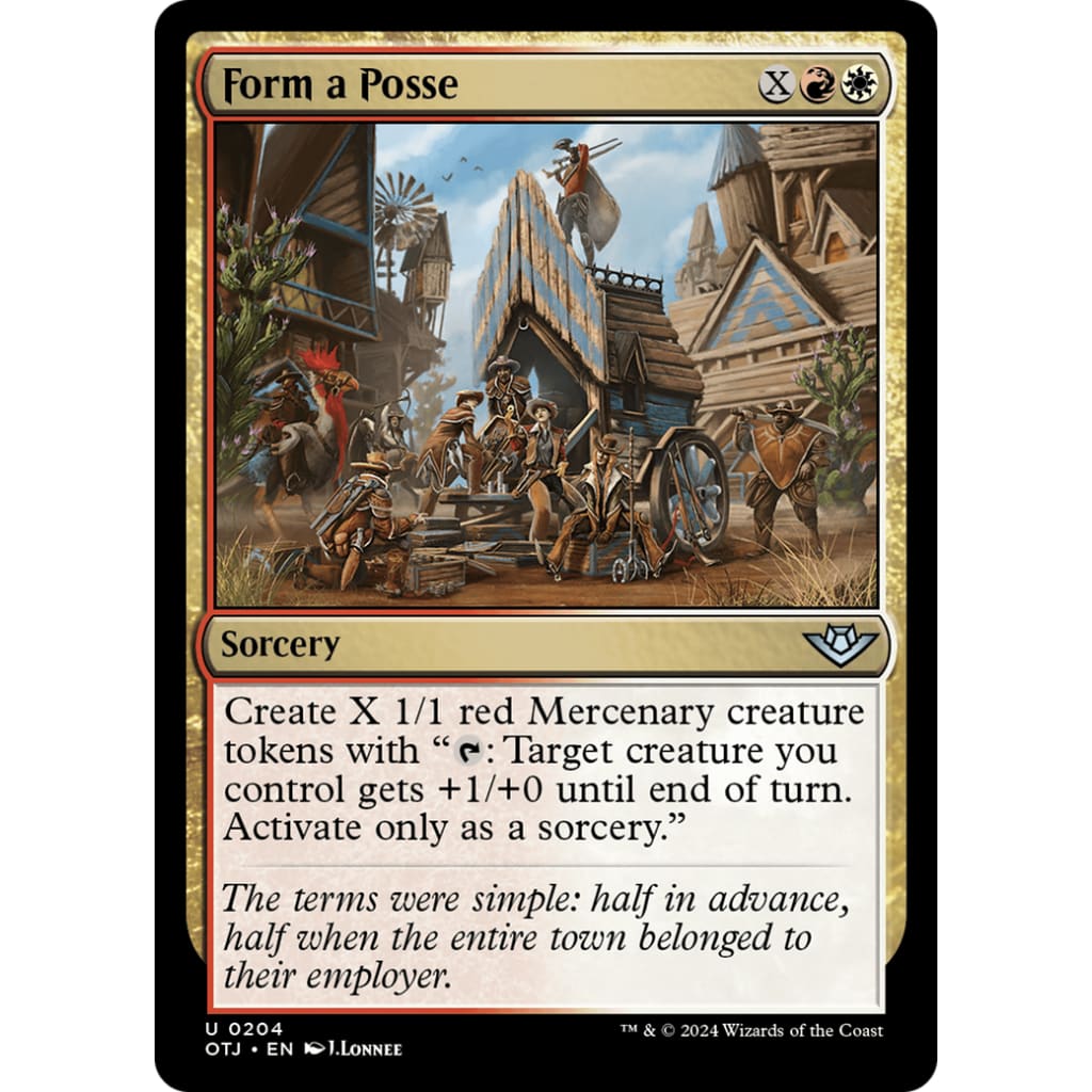 Form a Posse (OTJ-204) Foil - Single