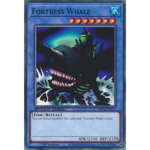 Fortress Whale - SBC1-ENC11 Common 1st Edition - Single