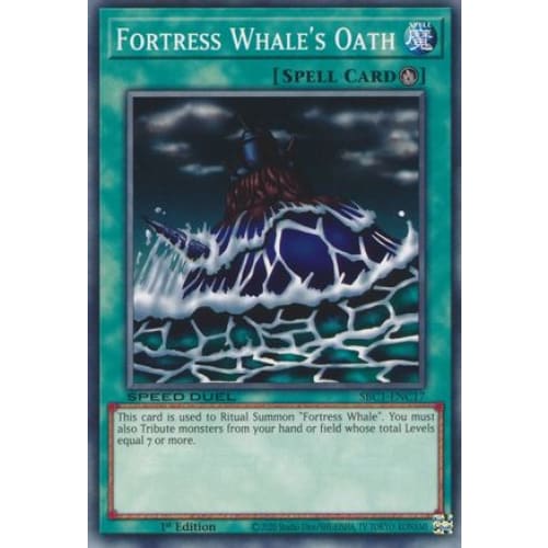 Fortress Whale’s Oath - SBC1-ENC17 Common 1st Edition