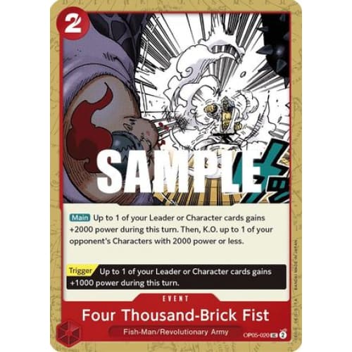 Four Thousand-Brick Fist OP05-020 UC Awakening of the New