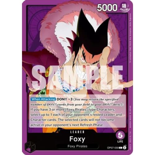 Foxy (059) OP07-059 L 500 Years in the Future - Single