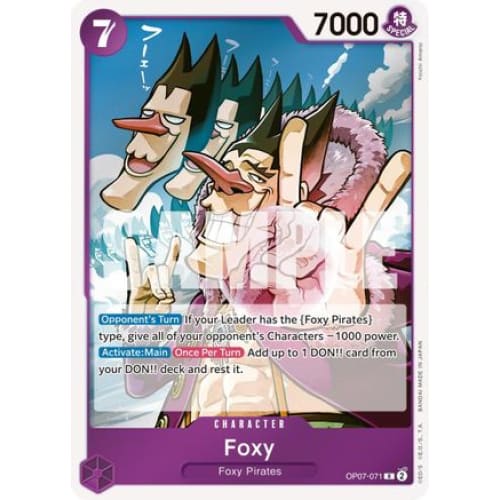 Foxy (071) OP07-071 R 500 Years in the Future Foil - Single