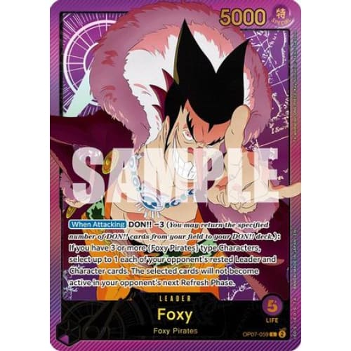 Foxy (SPR) OP07-059 L Extra Booster: Anime 25th Collection