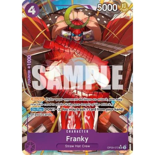 Franky (Parallel) OP09-072 SR Emperors in the New World