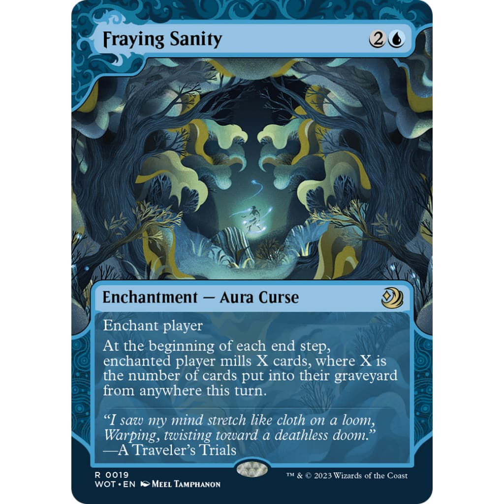Fraying Sanity (WOT-019): (Showcase) (Borderless) - Single