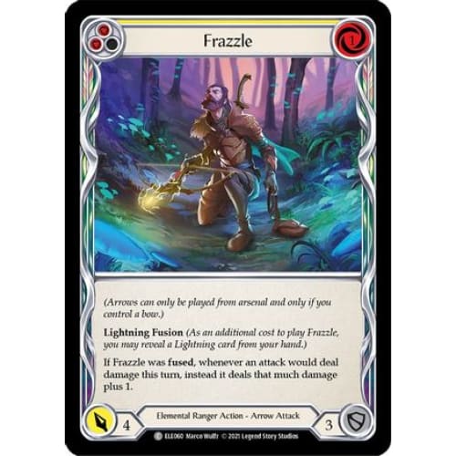 Frazzle (Yellow) (TALES OF ARIA) 1st Edition Rainbow Foil