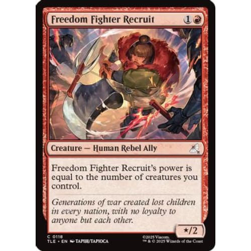 Freedom Fighter Recruit (TLE-118) - Single
