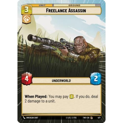 Freelance Assassin (Hyperspace) (477) Foil - Single