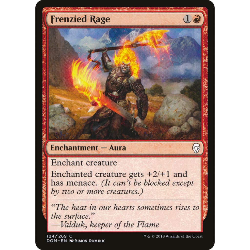 Frenzied Rage (DOM-124) Foil - Single