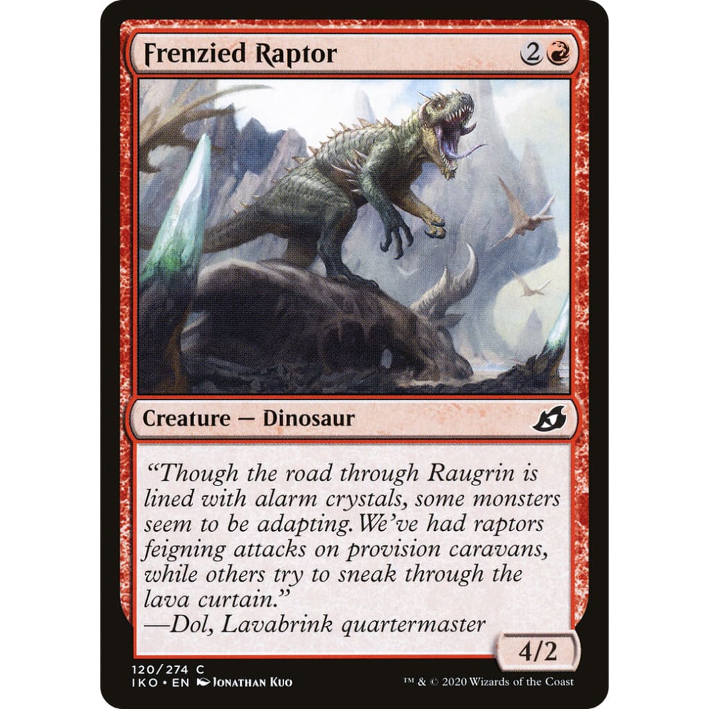Frenzied Raptor (IKO-120) - Single