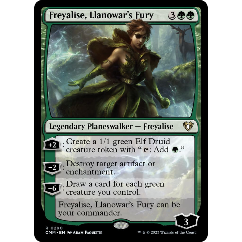 Freyalise Llanowar’s Fury (CMM-290) - Single