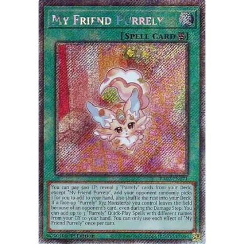 My Friend Purrely (Platinum Secret Rare) - RA02-EN071