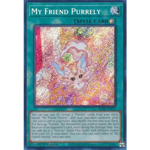 My Friend Purrely (Secret Rare) - RA02-EN071 Secret Rare