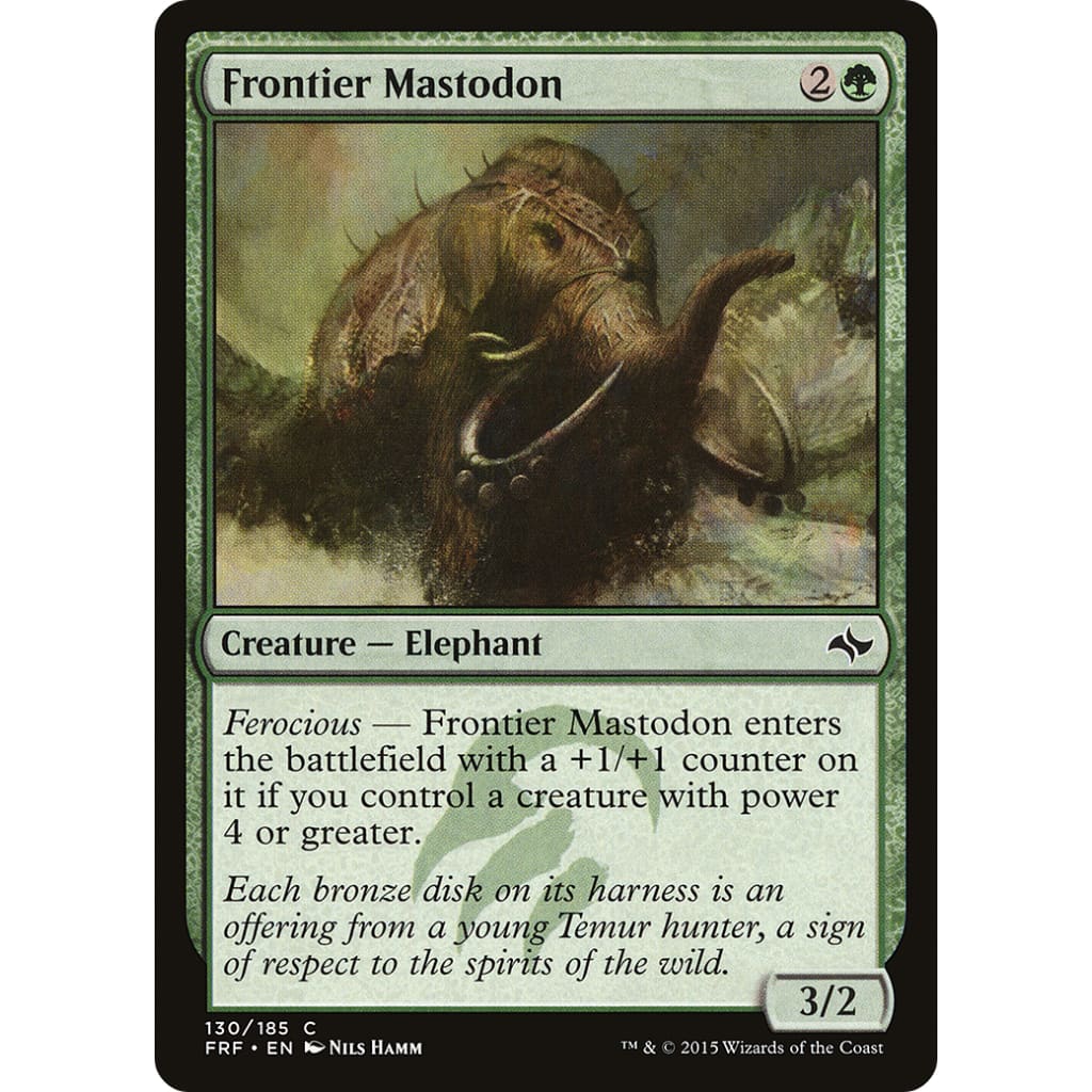 Frontier Mastodon (FRF-130) Foil - Single