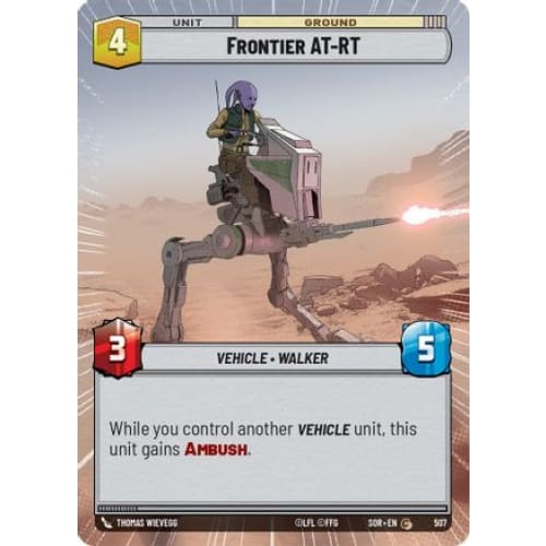 Frontier AT-RT (Hyperspace) (507) - Spark of Rebellion Foil