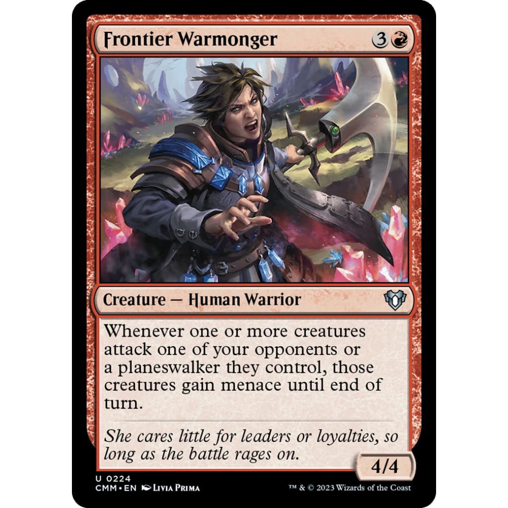 Frontier Warmonger (CMM-224) Foil - Single