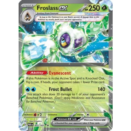 Froslass ex (3) Double Rare Holofoil - Single