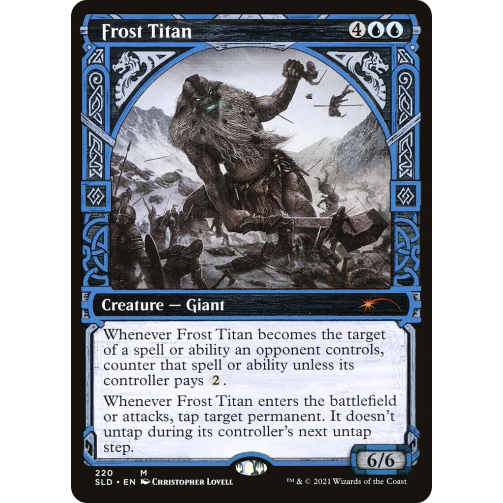 Frost Titan (SLD-220): (Showcase) Foil - Single
