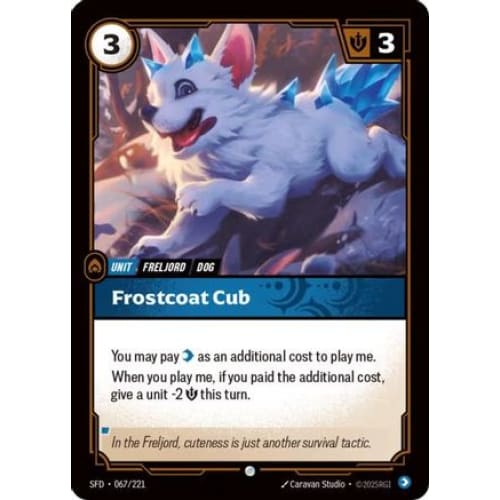 Frostcoat Cub (067/221) - Spiritforged - Single