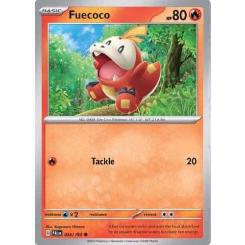 Fuecoco - 034/193 (34) Common - Single
