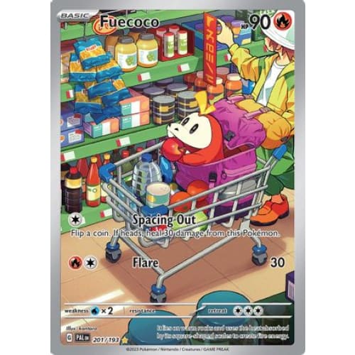 Fuecoco - 201/193 (201) Illustration Rare Holofoil - Single