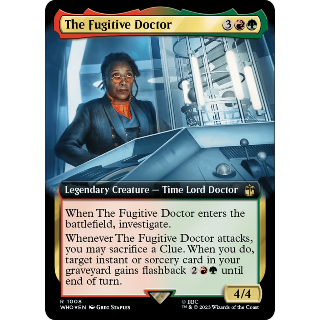 The Fugitive Doctor (WHO-1008): (Extended Art) Foil - Single