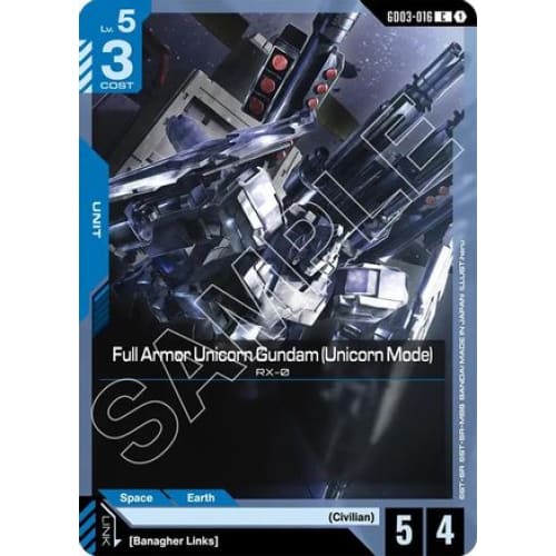 Full Armor Unicorn Gundam (Unicorn Mode) (GD03-016) - Steel