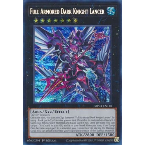 Full Armored Dark Knight Lancer - MP24-EN118 Prismatic