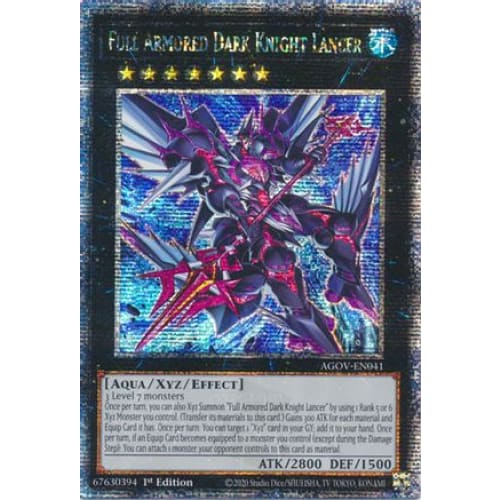 Full Armored Dark Knight Lancer (Quarter Century Secret