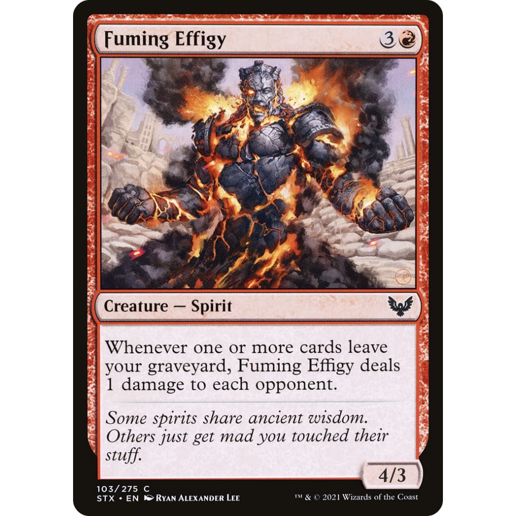 Fuming Effigy (STX-103) - Single