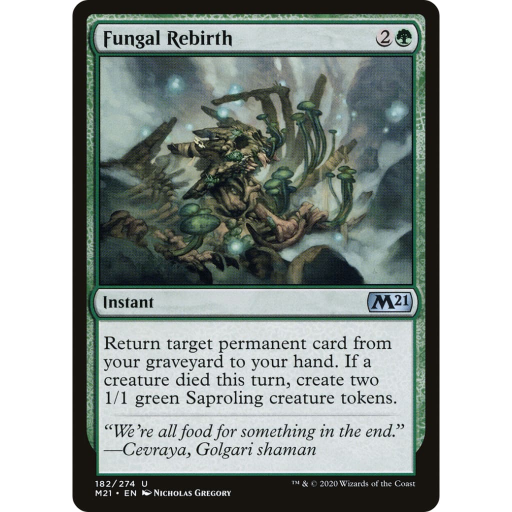 Fungal Rebirth (M21-182) Foil - Single