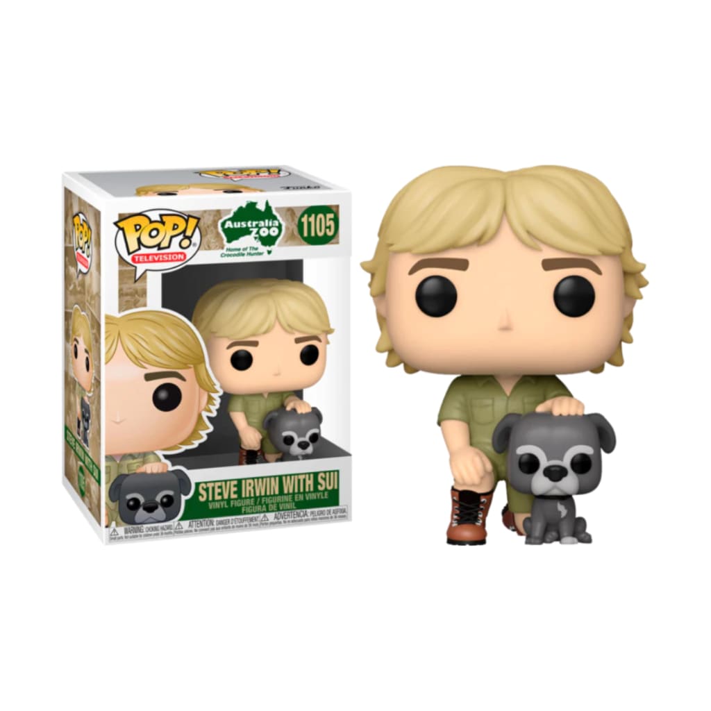 Funko Pop! The Crocodile Hunter - Steve Irwin with Sui #1105