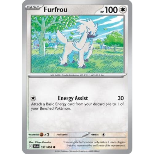 Furfrou (51) Common Reverse Holofoil - Single