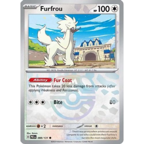 Furfrou (Master Ball Pattern) (88) Common Holofoil - Single