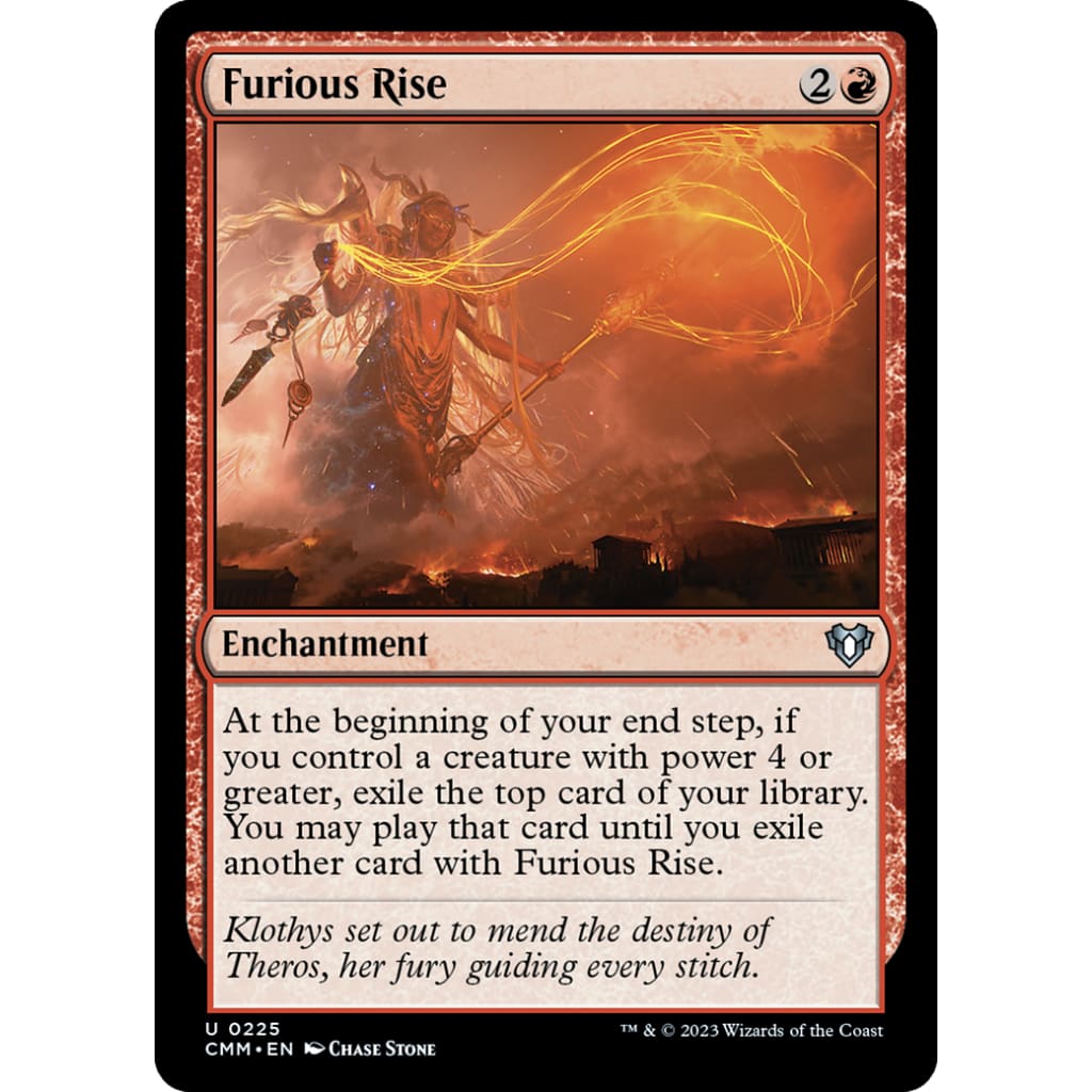 Furious Rise (CMM-225) Foil - Single