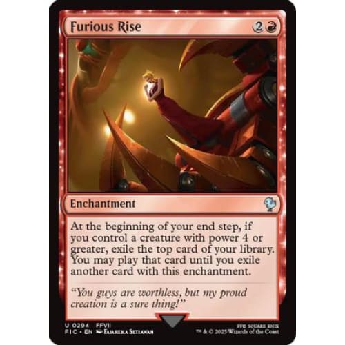 Furious Rise (FIC-294) - Single