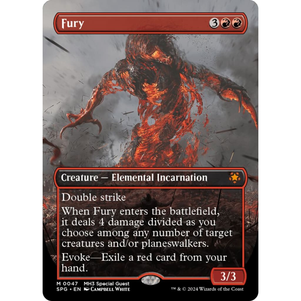 Fury (SPG-047) (Borderless) Foil - Single