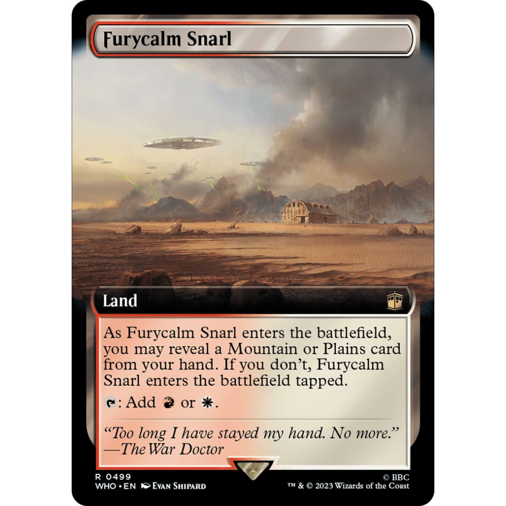 Furycalm Snarl (WHO-499): (Extended Art) Foil - Single