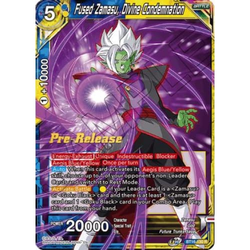 Fused Zamasu Divine Condemnation (Realm of the Gods