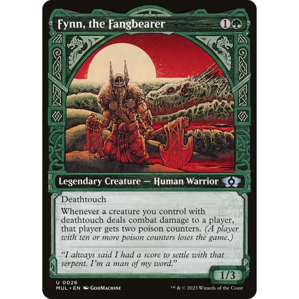 Fynn the Fangbearer (MUL-026): (Showcase) Foil - Single